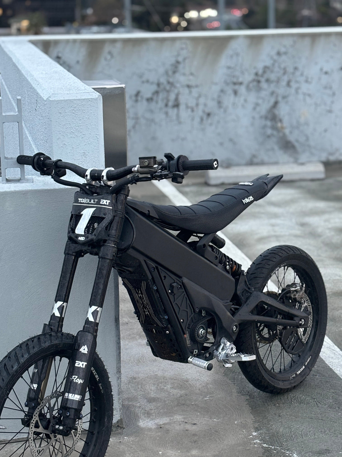 Forged Racing E-Moto Ribbed Seat Cover | Grip Seat Cover for Surron, Talaria & E-Ride Forged Racing
