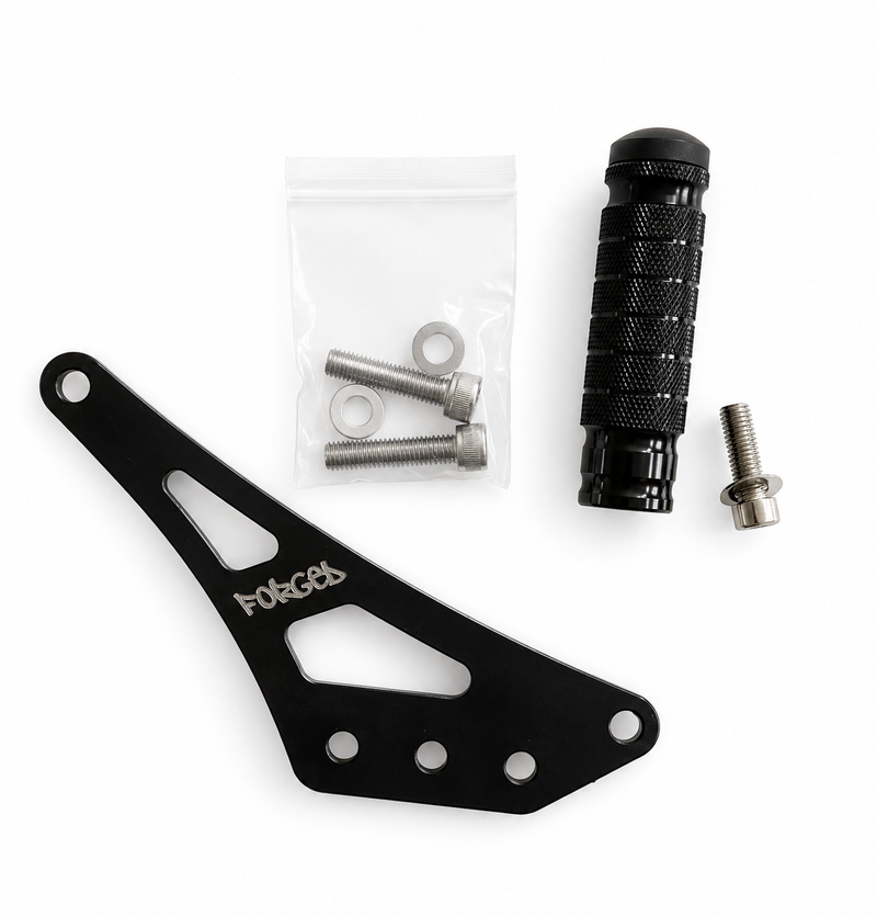 Sur-Ron Light Bee X (LBX) Foot Lock Kit | CNC Metal Foot Lock Bracket (Reversible) Forged Racing