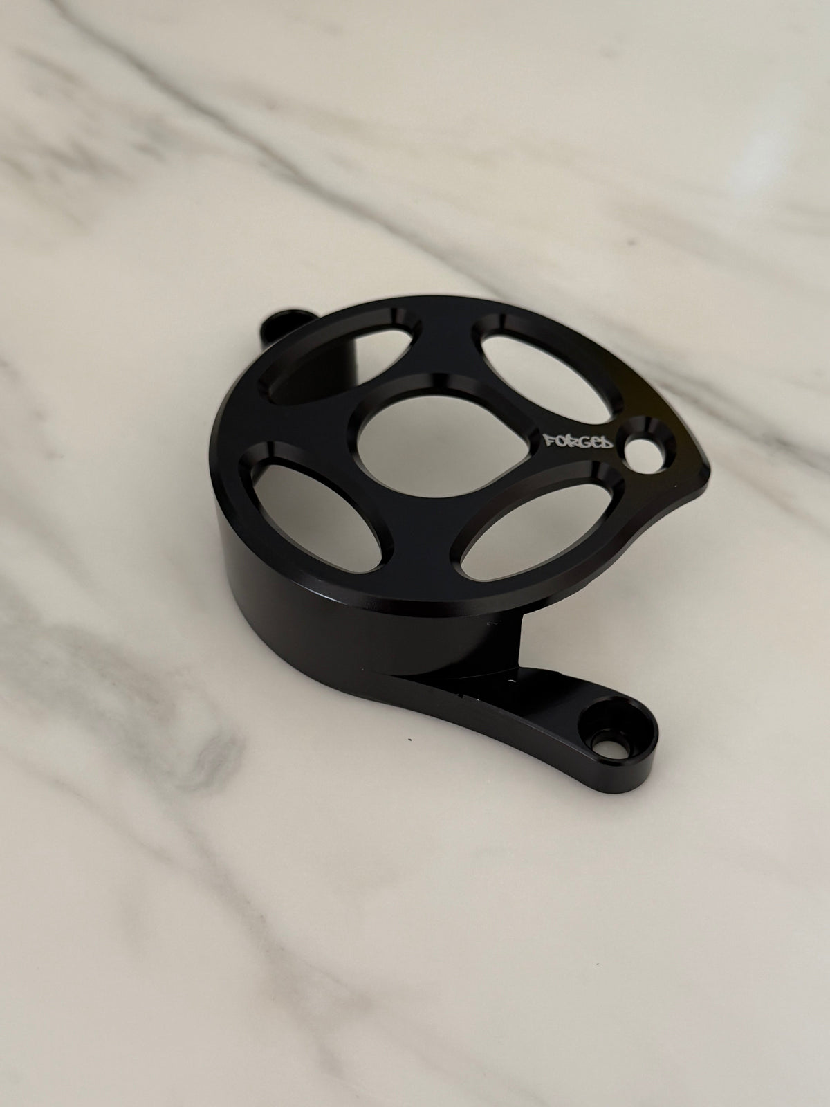 Surron Light Bee X & E-Ride Metal Motor Cover | CNC Upgrade Replacement (Black & Chrome) Forged Racing
