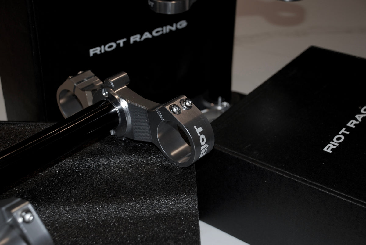 Riot Drop Crown (STOCK SURRON LBX FORKS) - Riot Racing