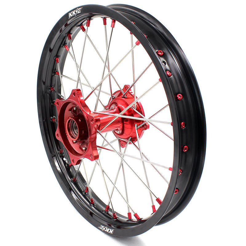 KKE 2.15*19 Casting Rear Wheel Rim fit HONDA CRF250R 04-13 CRF450R 02-12 Red Nipple KKE Racing