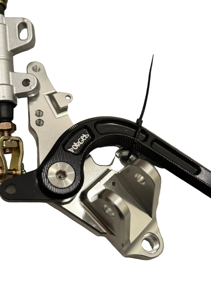 Surron Ultra Bee Foot Brake Kit with OEM Caliper – Rear Foot Brake Conversion Upgrade Forged Racing
