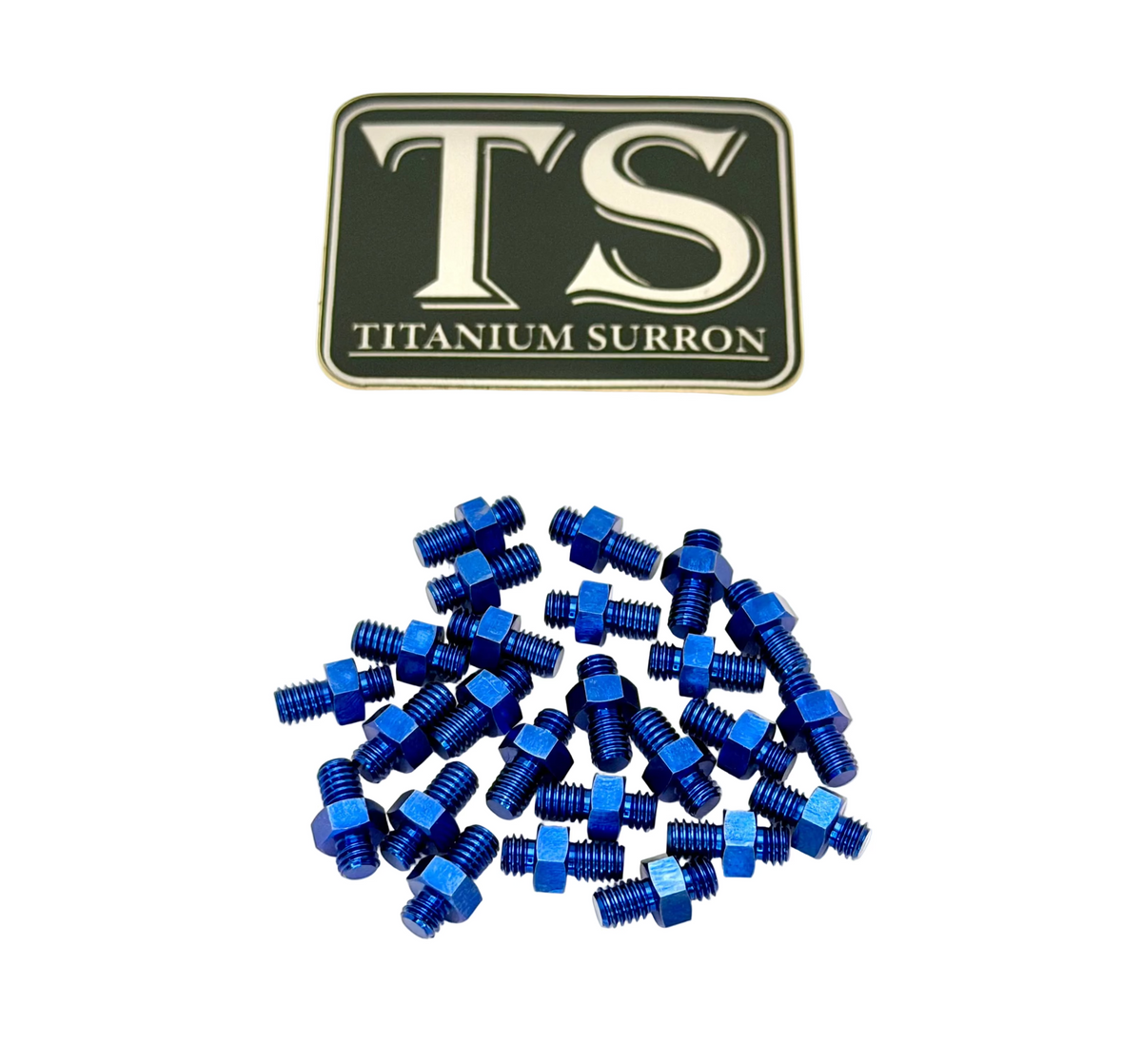 Titanium Grips for E-moto Pegs (1, 3, 10, or 24 pcs) Titanium Surron