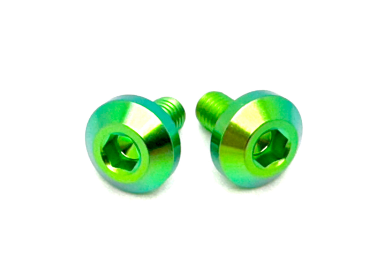 Titanium Chain Guard/ Mud Guard Bolts (Set of Six) E-Ride Pro - Riot Racing