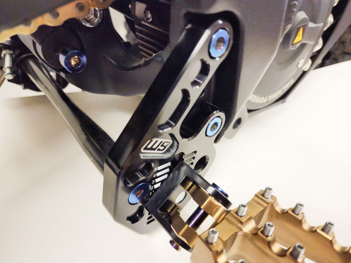 Warp 9 Talaria Adjustable Foot Peg Mount Modded Moto Co