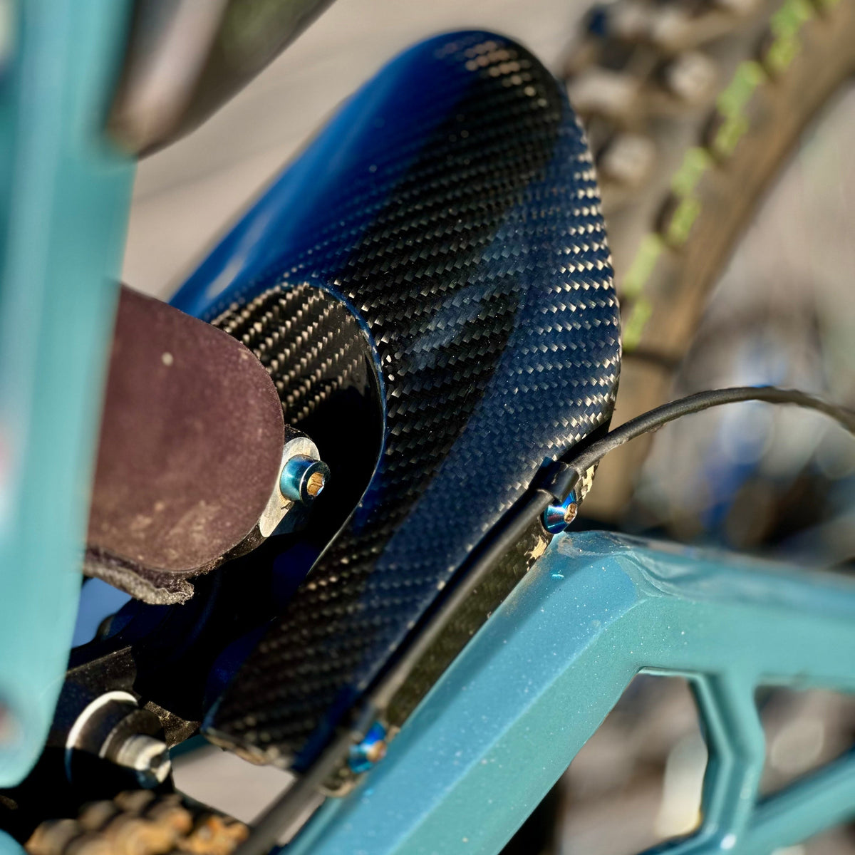E-Ride Pro Carbon Fiber Mud Guard Modded Moto Co