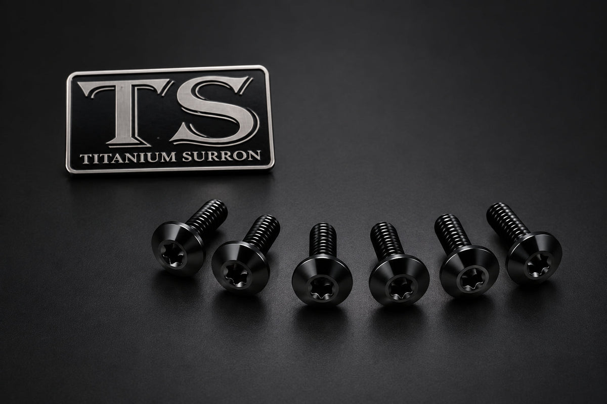 Titanium Front Rotor Bolts - E-Moto Titanium Surron