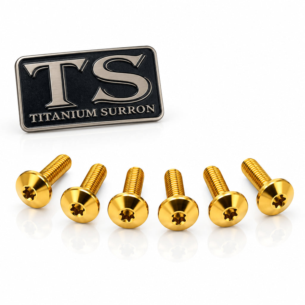 Titanium Front Rotor Bolts - E-Moto Titanium Surron