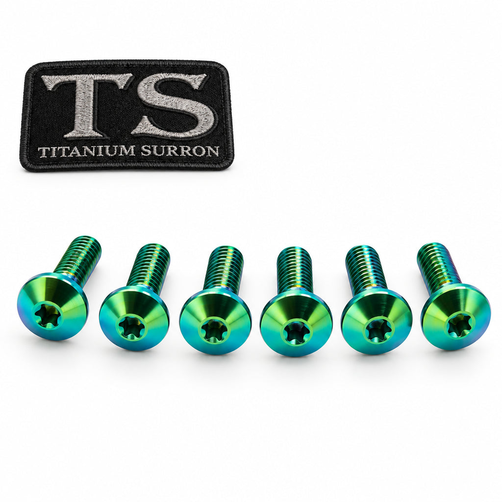 Titanium Front Rotor Bolts - E-Moto Titanium Surron