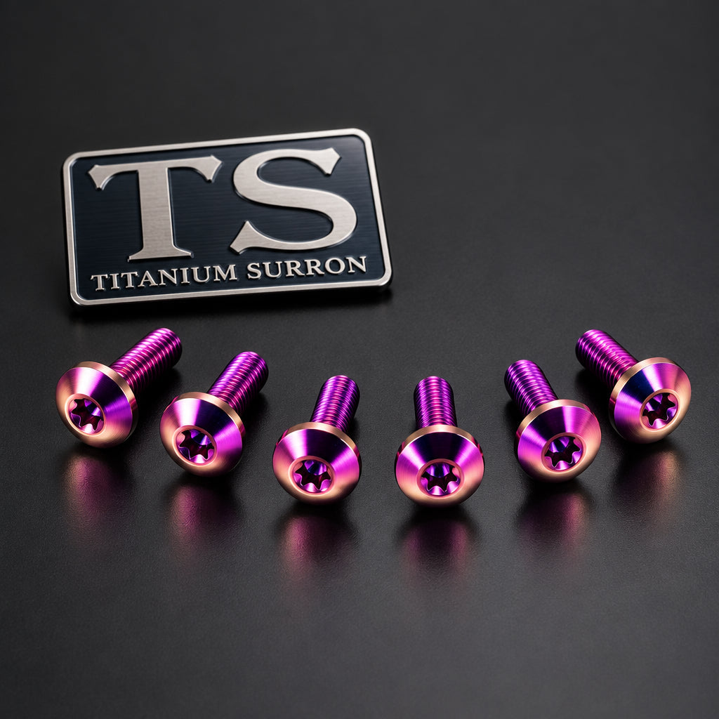 Titanium Front Rotor Bolts - E-Moto Titanium Surron