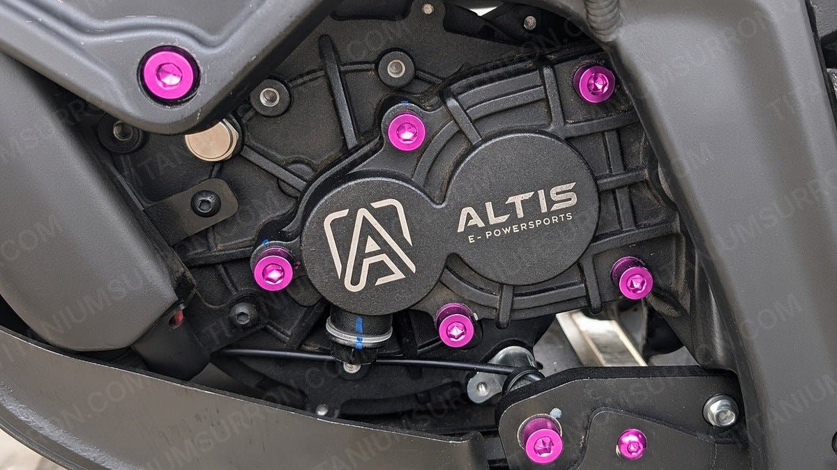 Altis Sigma Gearbox Cover Titanium Bolt Kit Titanium Surron