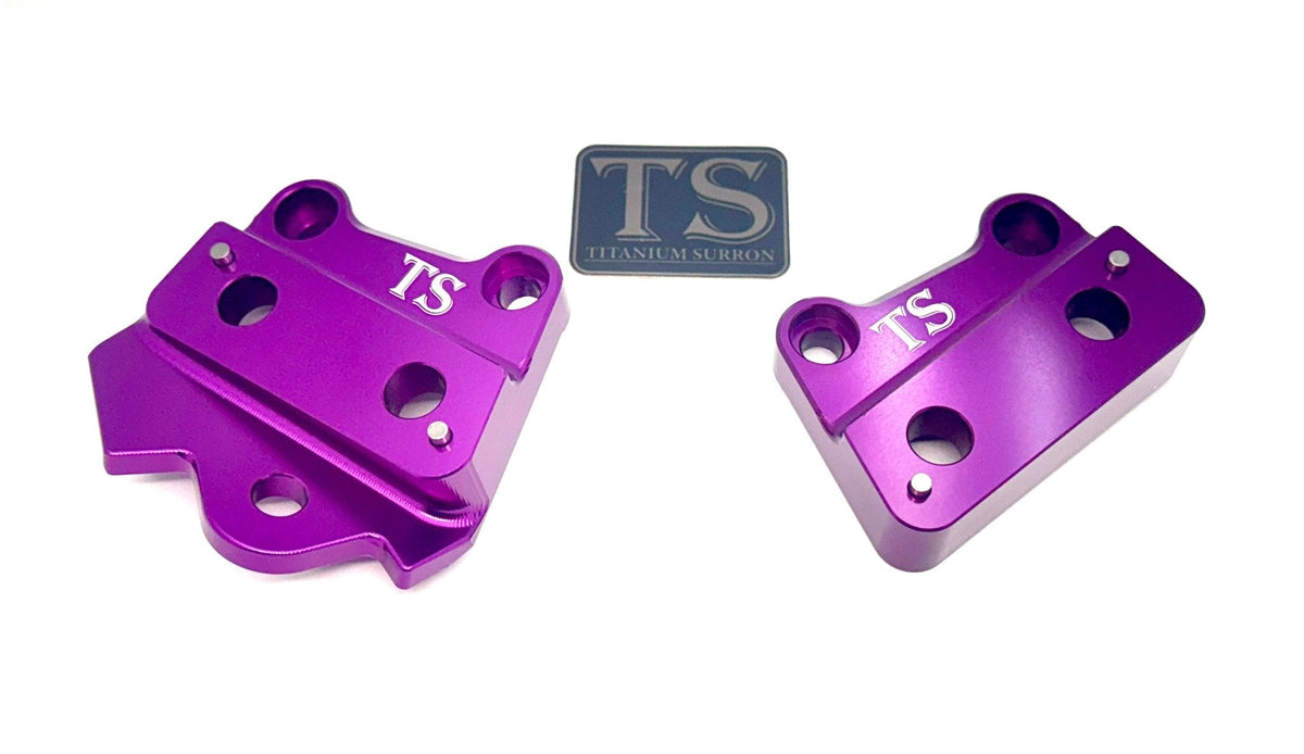 Custom CNC Aluminum Footpeg Brackets for Talaria X3 (XXX models) Titanium Surron