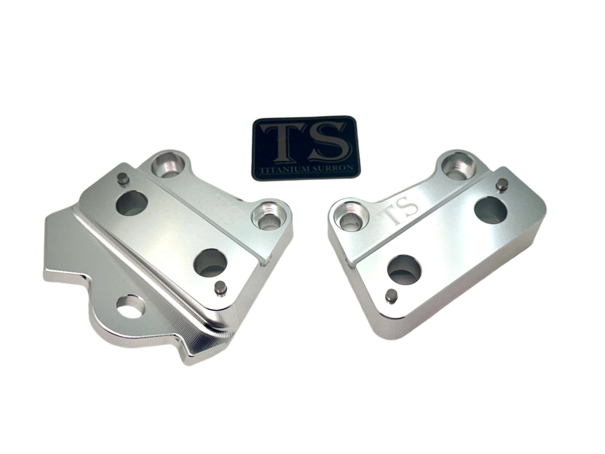 Custom CNC Aluminum Footpeg Brackets for Talaria X3 (XXX models) Titanium Surron