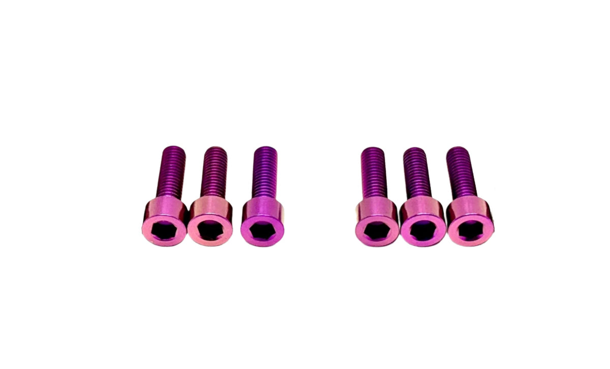 Titanium Surron LBX Stem Bolt Kit (6 pieces) - Riot Racing