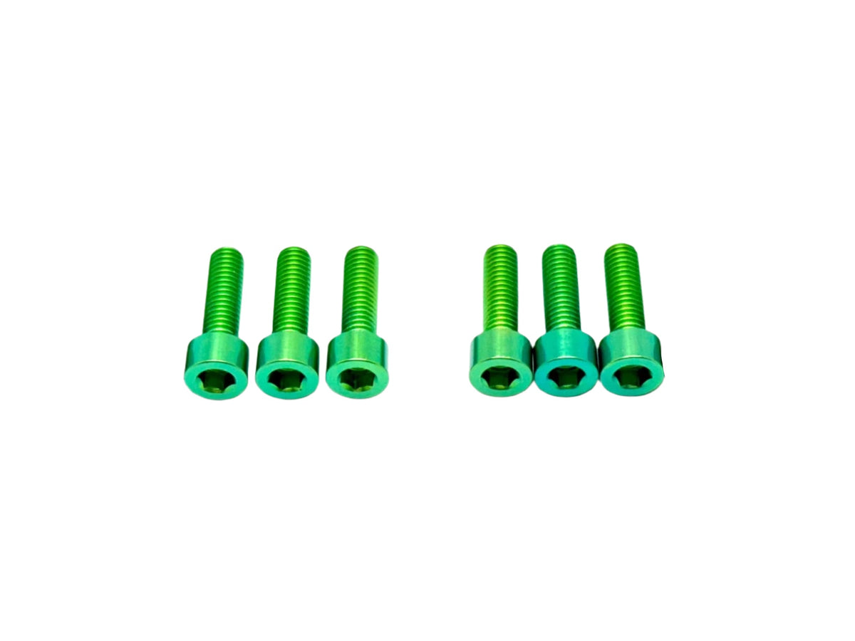 Titanium Surron LBX Stem Bolt Kit (6 pieces) - Riot Racing