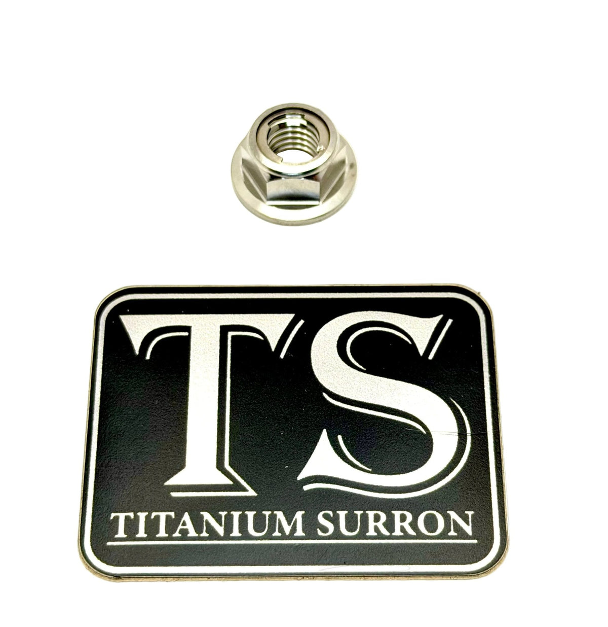 M8 Titanium Grade 5 DIN 6923 Hex Flange Nut Titanium Surron