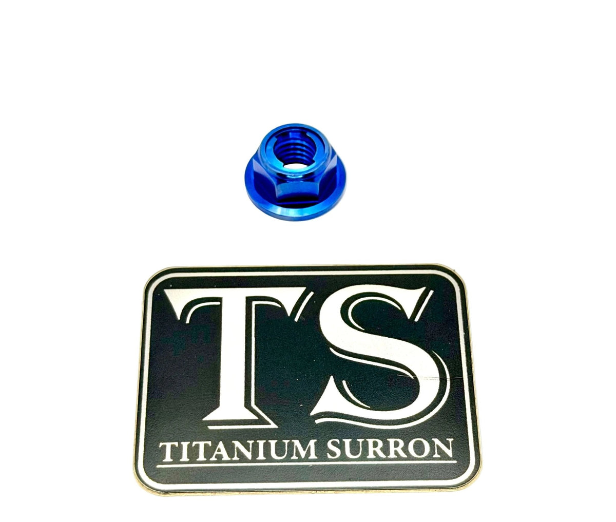M8 Titanium Grade 5 DIN 6923 Hex Flange Nut Titanium Surron