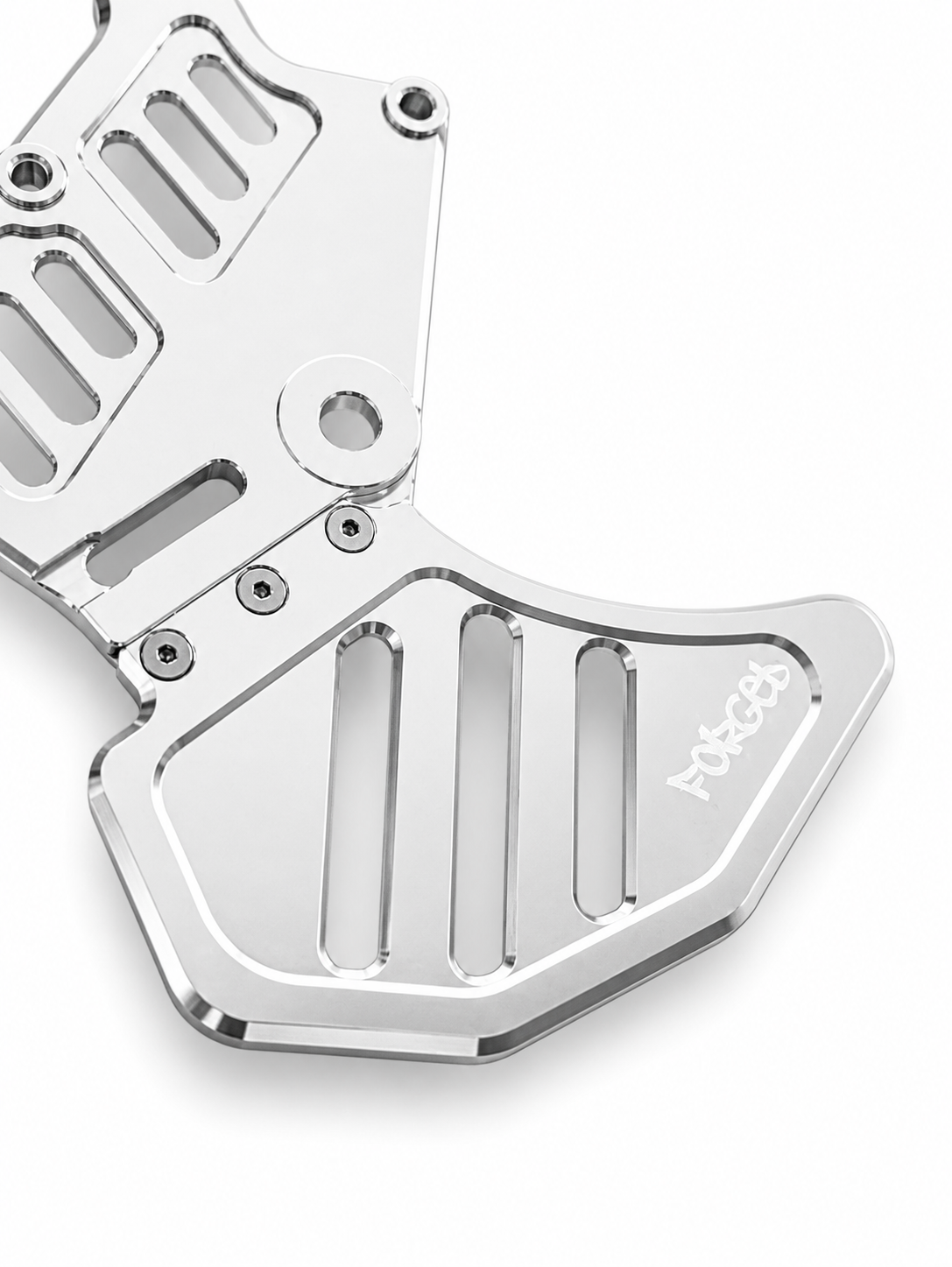 Upgraded Dual Caliper Mount + Rotor Guard for Sur Ron, Talaria & Segway | Heavy Duty Metal Forged Racing