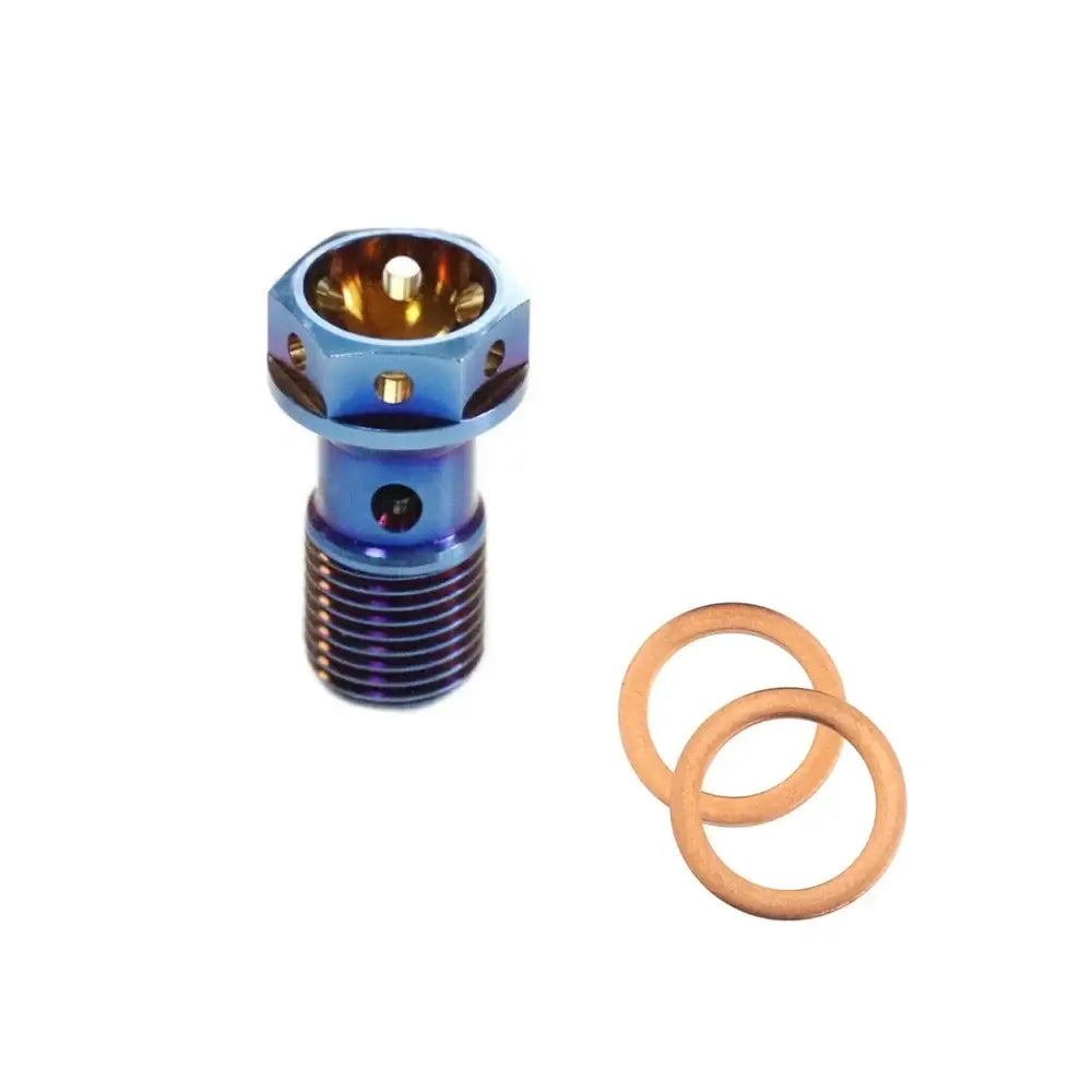 M10 x 1.00 Titanium Banjo Bolt – Grade 5 ( 2 pack ) FactoryZ