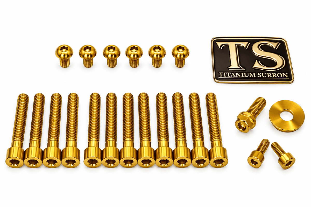 Titanium Bolt Kit for Sirris F43 Fork (22 Pieces) Titanium Surron