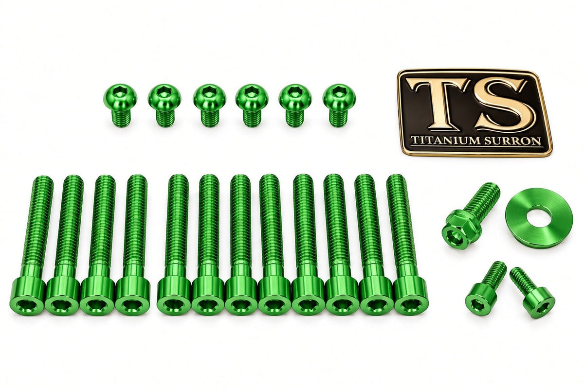 Titanium Bolt Kit for Sirris F43 Fork (22 Pieces) Titanium Surron