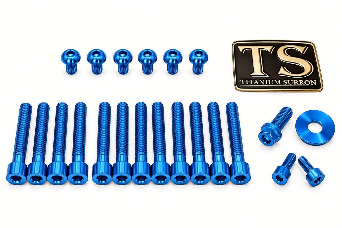 Titanium Bolt Kit for Sirris F43 Fork (22 Pieces) Titanium Surron