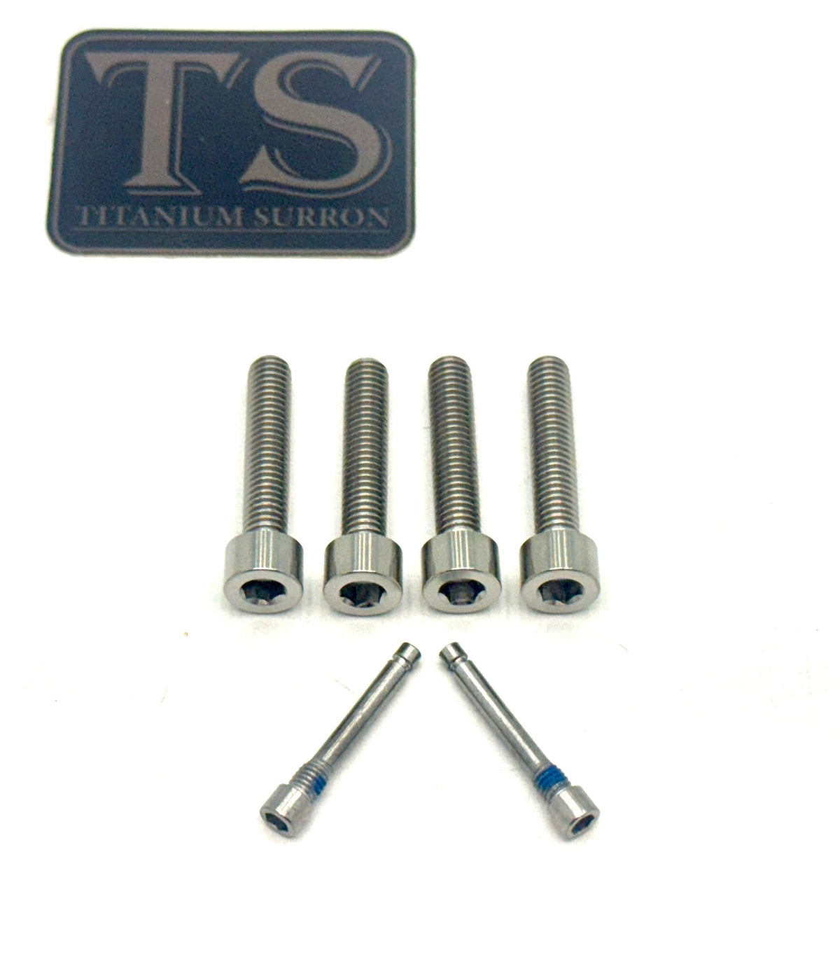Titanium Caliper Bolt Kit (30mm bolts) - Riot Racing