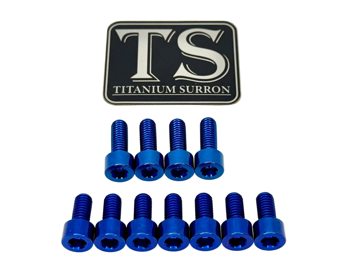 Titanium EXT Ferro Fork Bolt Kits Titanium Surron