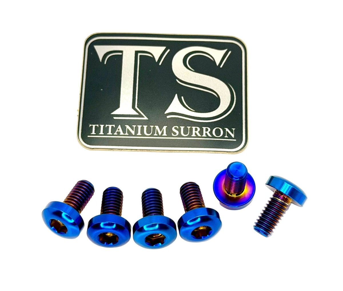 Titanium Front Rotor Bolts - E-Moto Titanium Surron