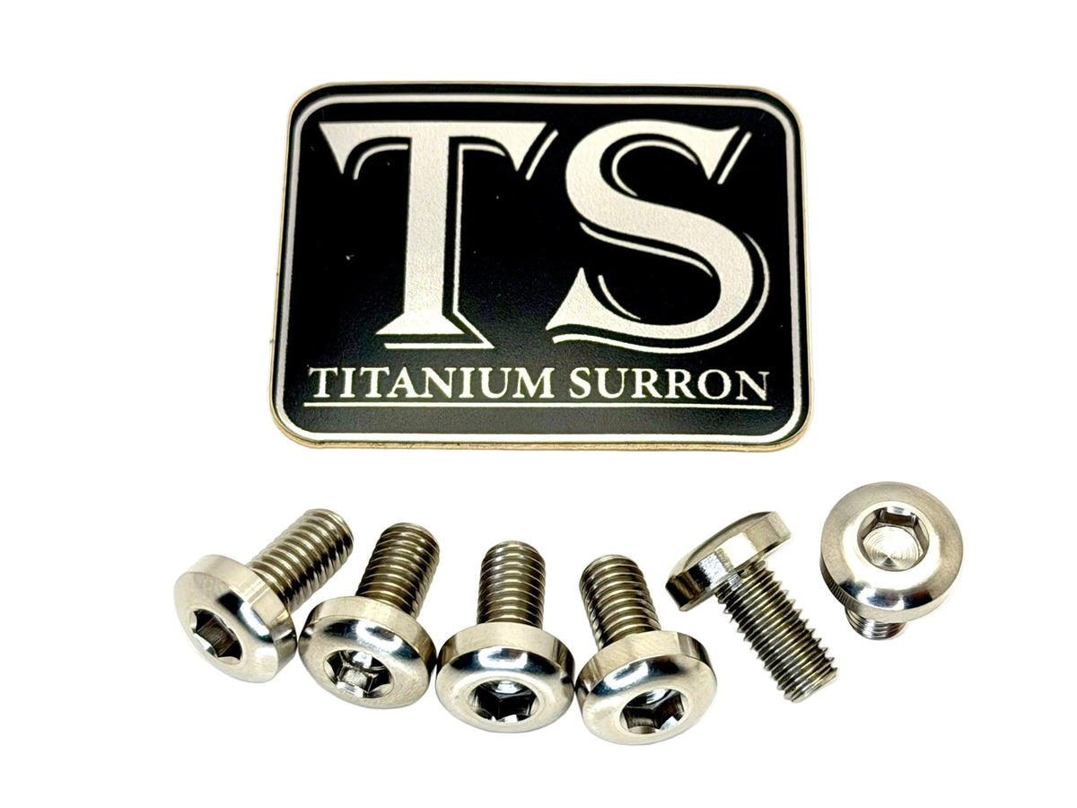Titanium Front Rotor Bolts - E-Moto Titanium Surron