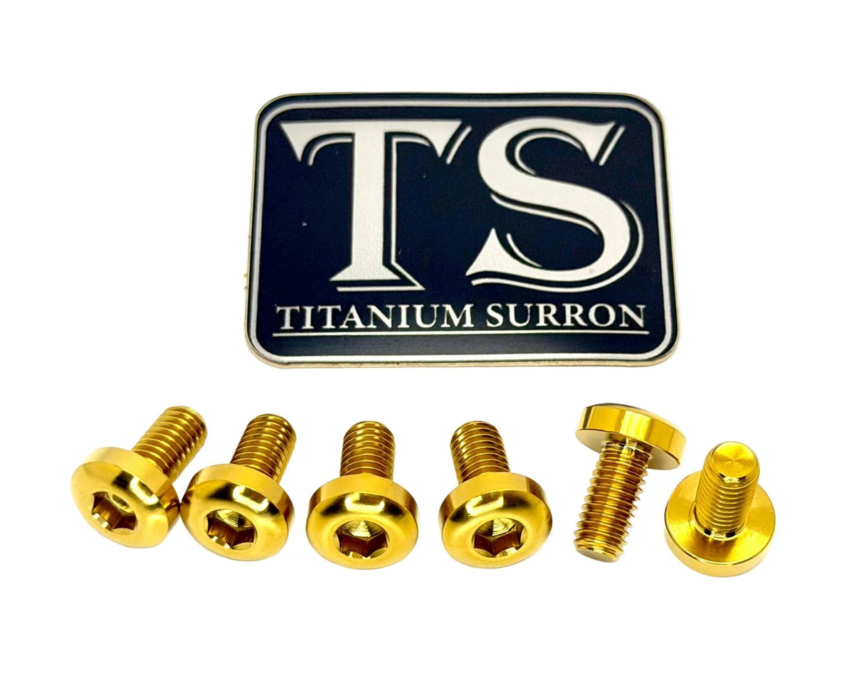 Titanium Front Rotor Bolts - E-Moto Titanium Surron