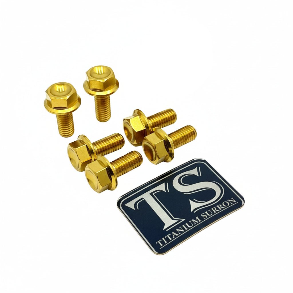 Titanium Sprocket Bolts - E-Moto Titanium Surron