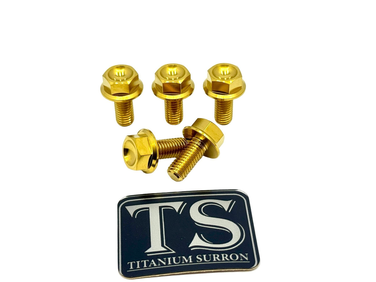 Titanium Sprocket Bolts - E-Moto Titanium Surron