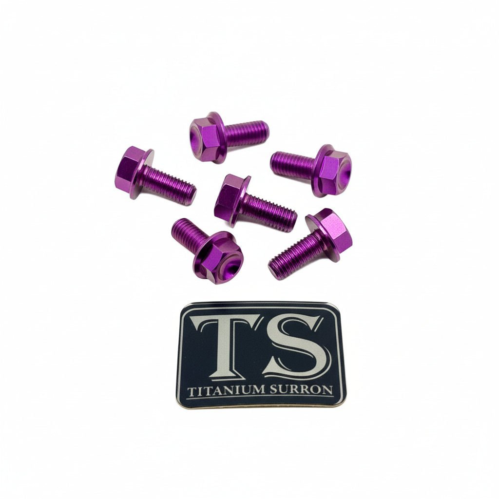 Titanium Sprocket Bolts - E-Moto Titanium Surron