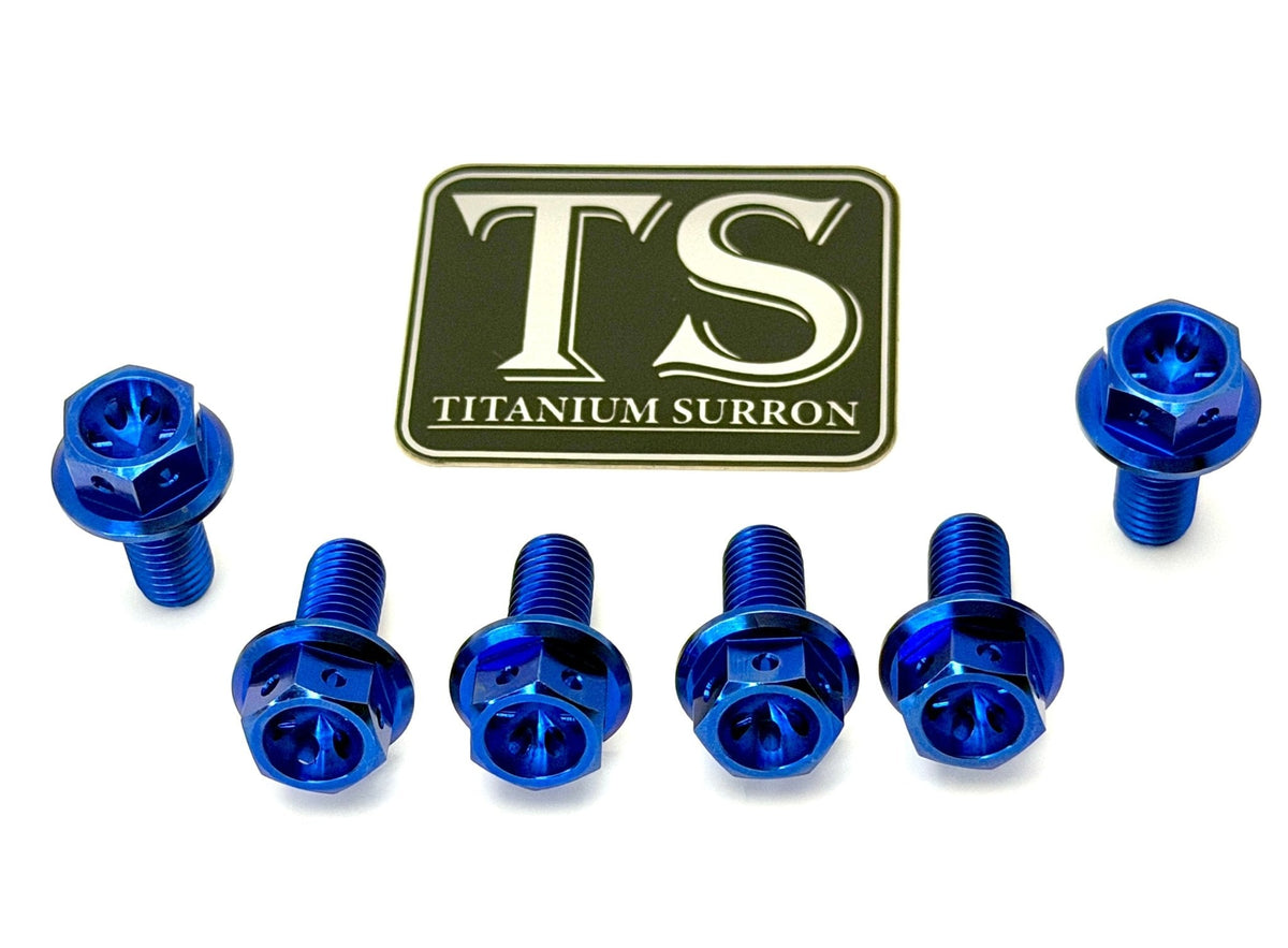 Titanium Sprocket Bolts - E-Moto Titanium Surron