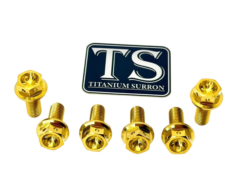 Titanium Sprocket Bolts - E-Moto Titanium Surron