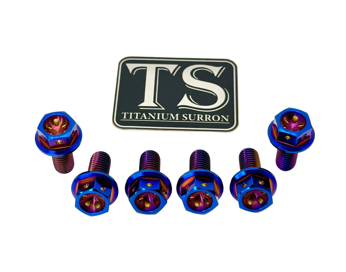 Titanium Sprocket Bolts - E-Moto Titanium Surron