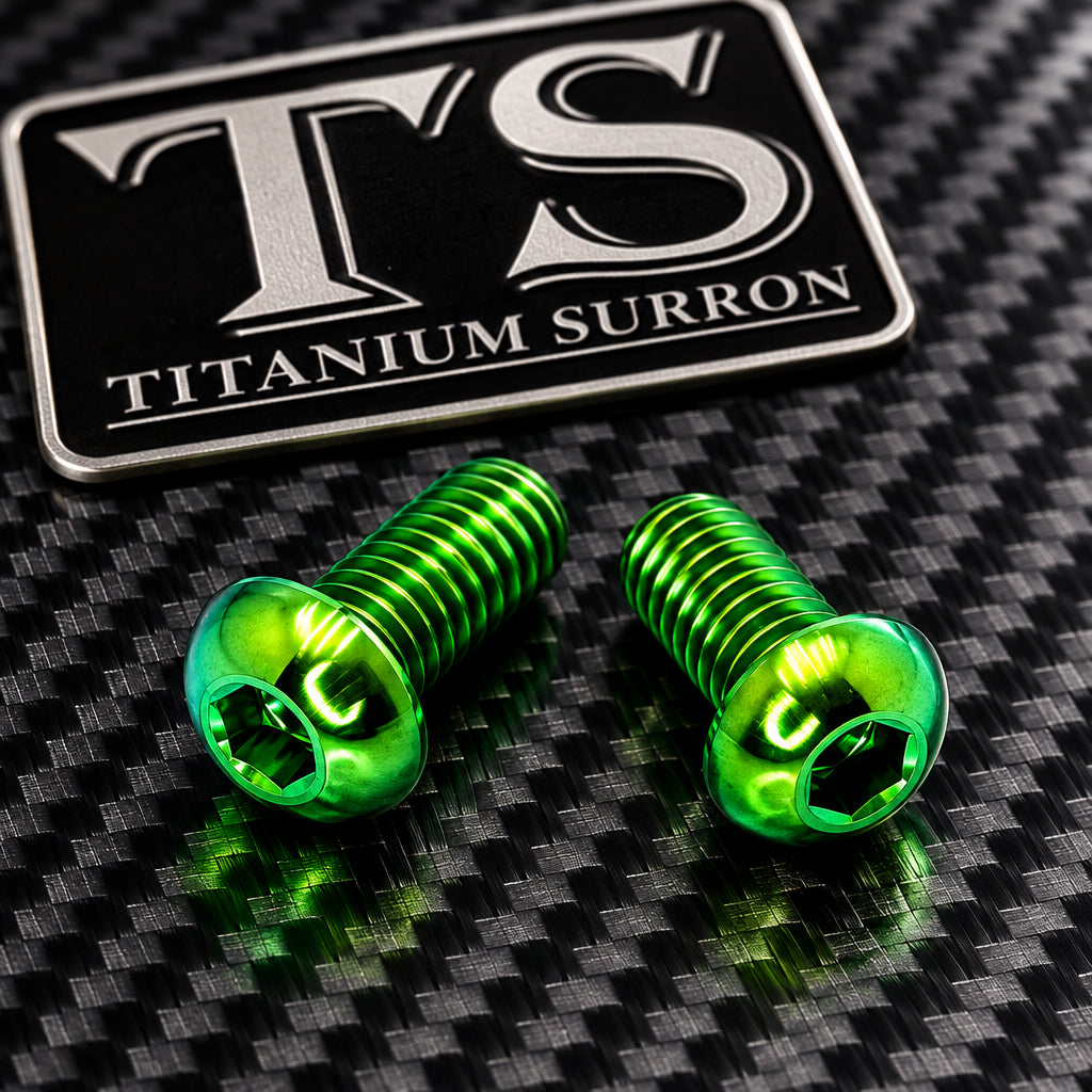 Titanium M6 Ignition Cover Bolts (Set of 2) Titanium Surron