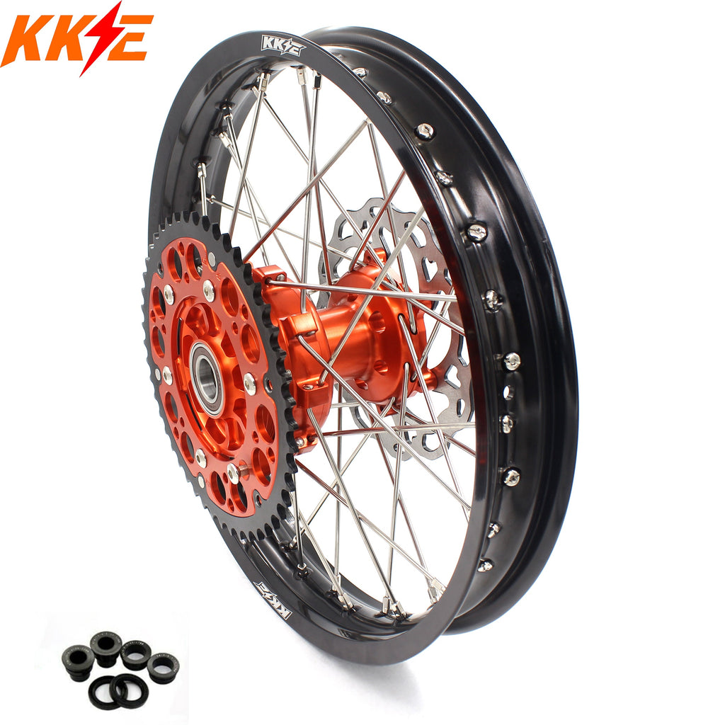 KKE 18×2.15 Inch Rear CUSH Drive Wheel For KTM EXC EXC-F EXC-W 125-530CC 2003-2024 KKE Racing