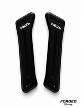 Surron Ultra Bee Metal Battery Guards | CNC Replacement (Black & Chrome) Forged Racing