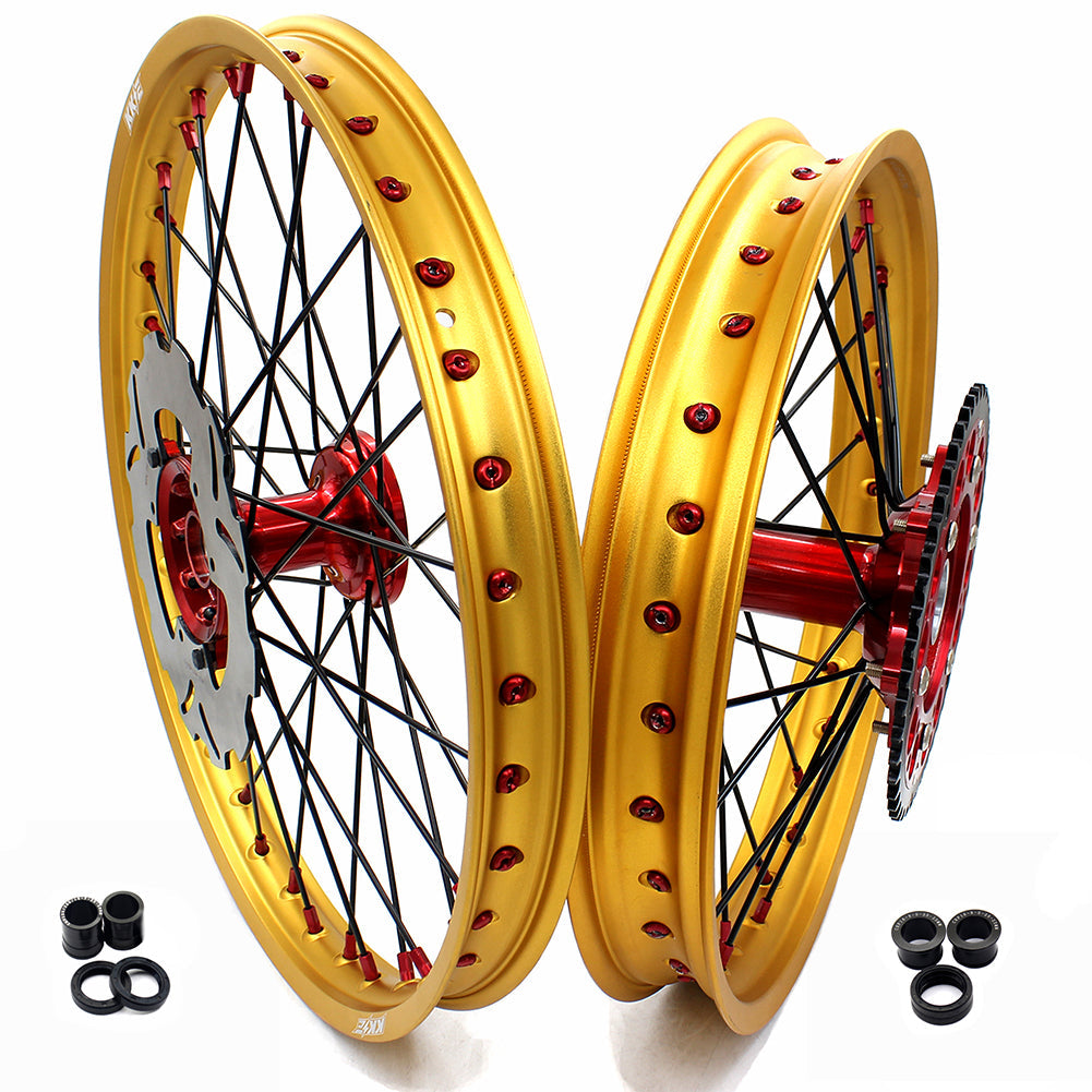 KKE 21" 19" CRF250R CRF450R 2015-2025 For HONDA MX Casting Wheels Rims Set Different Color Comb Available KKE Racing