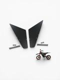 Carbon Fiber Style Side Panel Battery Cover Guards for Tuttio Soleil 01 Electric Dirt Bike Emoto Supply