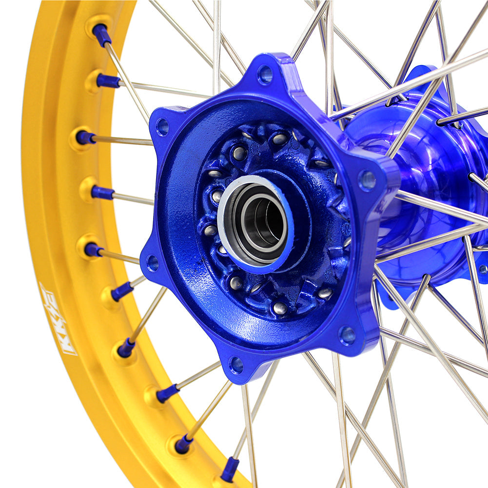 KKE 21"&18" Enduro Dirtbike Casting Wheels For YAMAHA YZ125 YZ250 YZ250F YZ450F KKE Racing