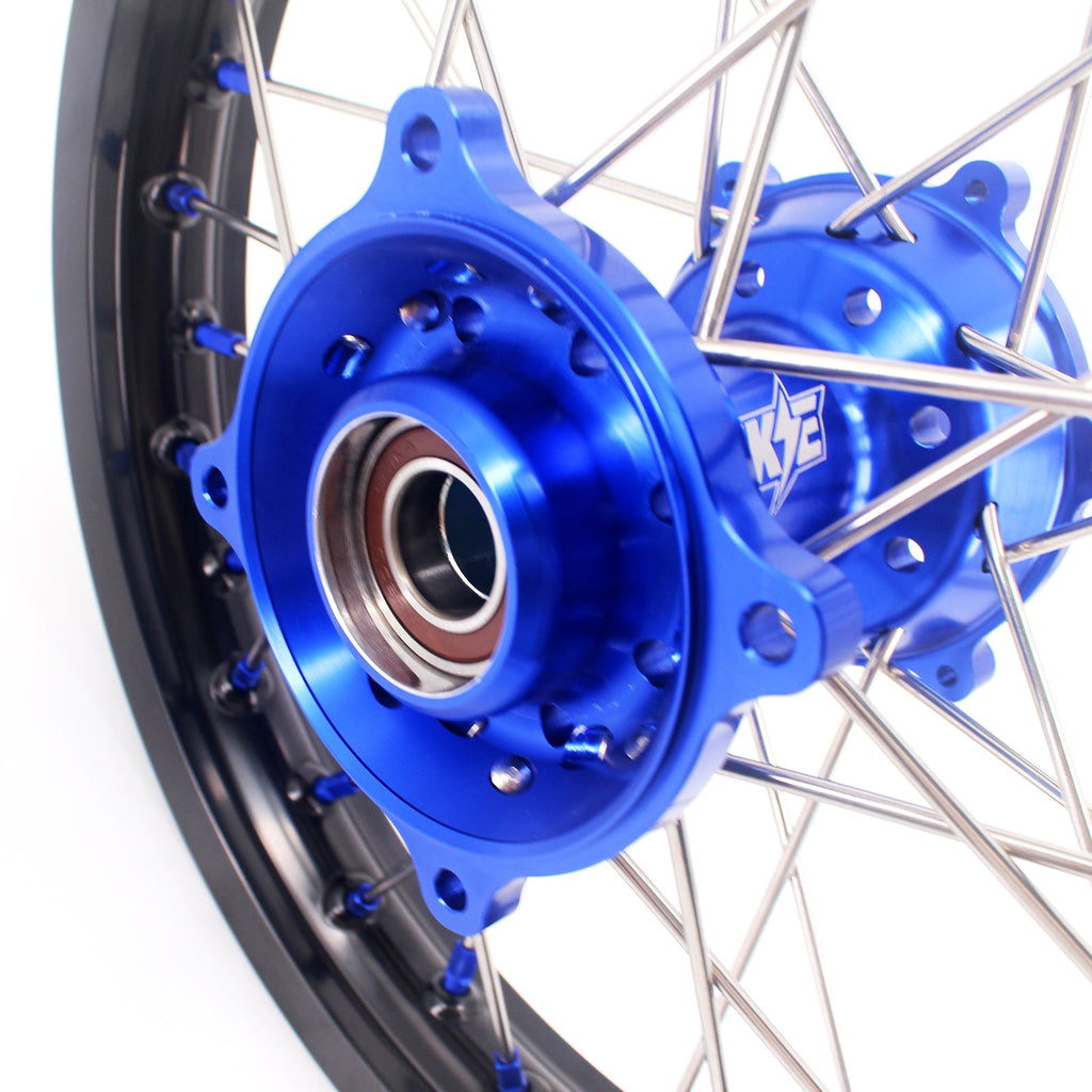 KKE 19 & 16 CNC Hub Kid's Big Wheels Rims For KTM SX85 2021-2024 Husqvarna TC85 2021-2024 KKE Racing