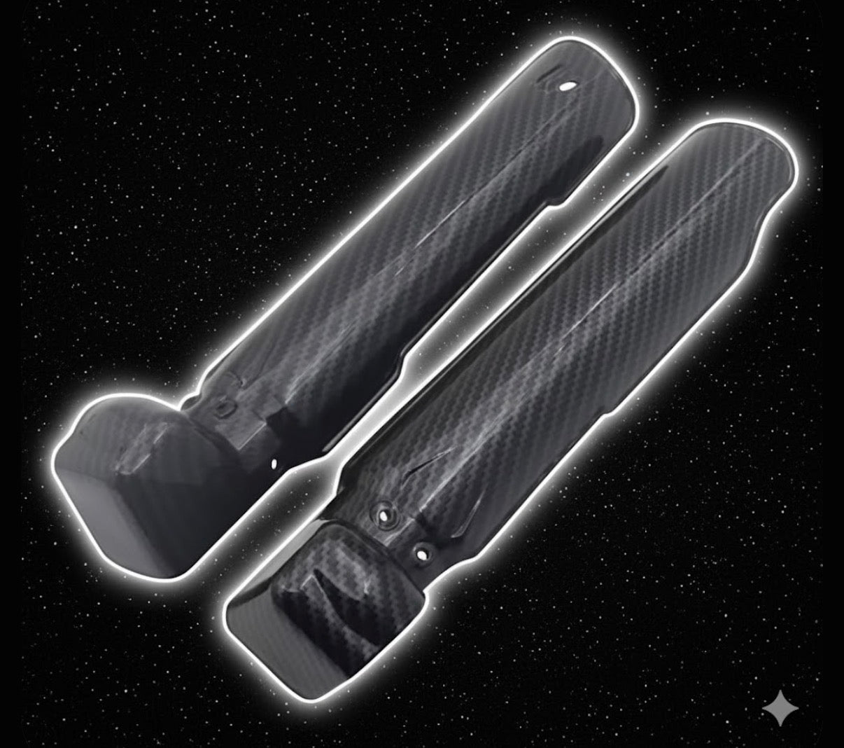 Surron Lbx Carbon Fiber Fork Guards Luxury Moto