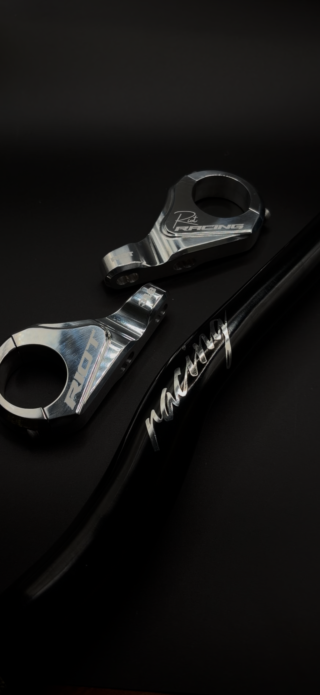 Riot MKIII Direct Mount Stem — 31.8mm, fits Surron LBX, Talaria, and E-Ride Pro — Riot Racing