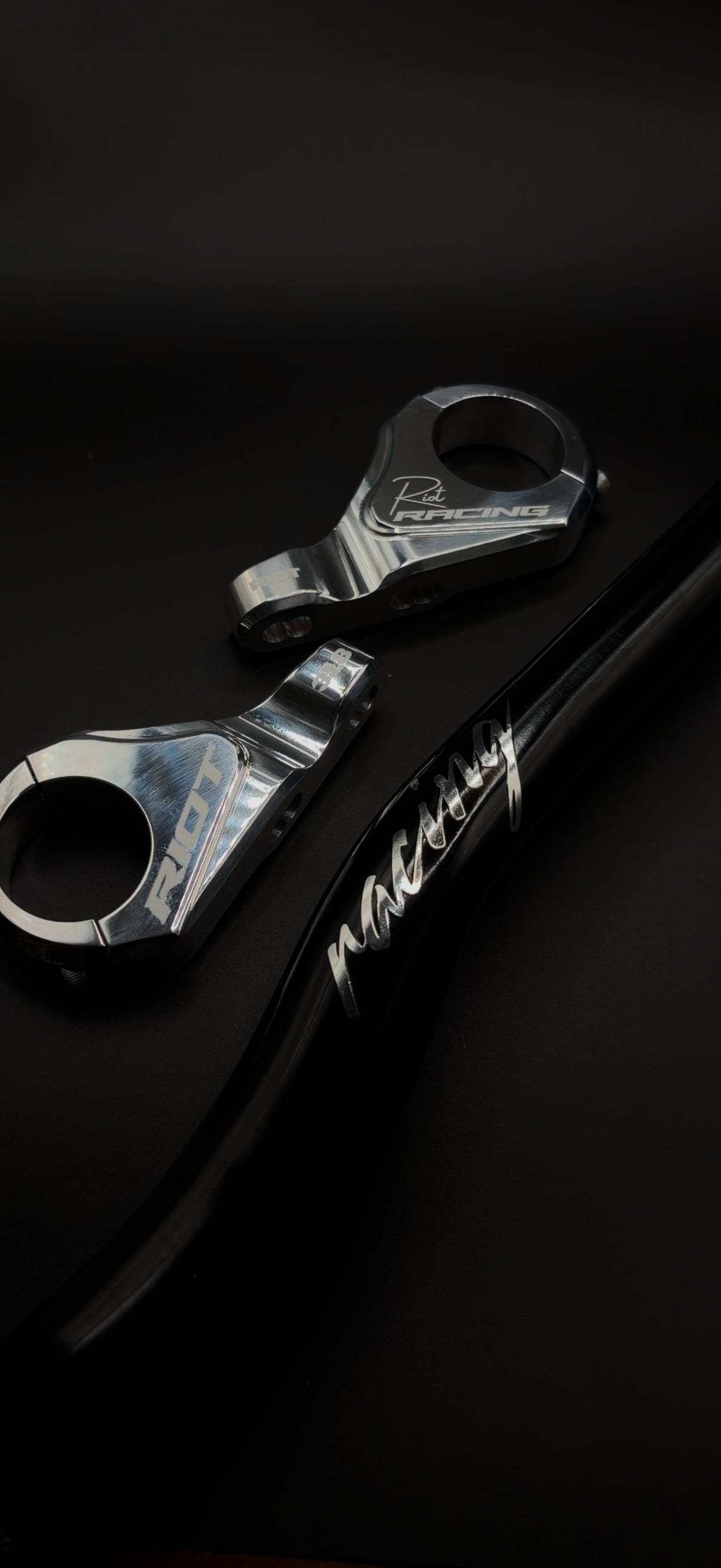 Riot MKIII Direct Mount Stem — 31.8mm, fits Surron LBX, Talaria, and E-Ride Pro — Riot Racing