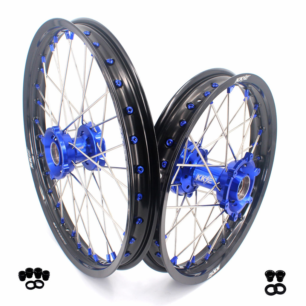 KKE 19 & 16 CNC Hub Kid's Big Wheels Rims For KTM SX85 2021-2024 Husqvarna TC85 2021-2024 KKE Racing