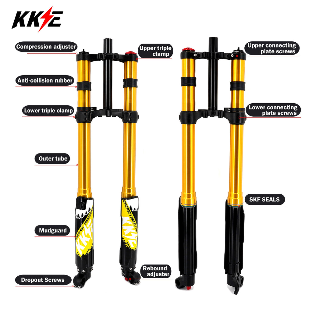 KKE 35MM Upgraded 5.5 Version Front Suspension Fork Fit Surron Light Bee, E-Ride Pro-SS, Talaria Sting MX3/MX4/R (Collective) KKE Racing
