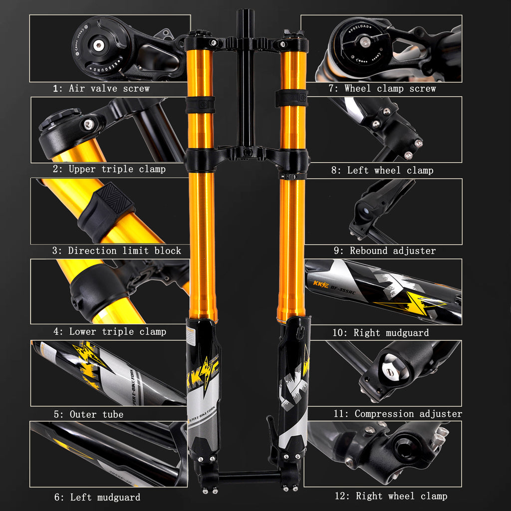 KKE Front Fork Suspension Fit SURRON Light Bee, E-Ride Pro-SS, Talaria Sting MX3/MX4/R (Collective) KKE Racing